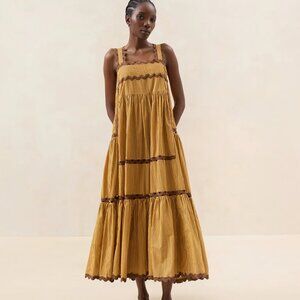 ISO: Loeffler Randall Alison Brown/Yellow Camisole Dress